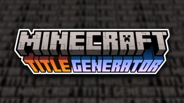 Minecraft Font - Minecraft Font Generator