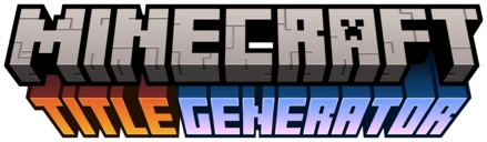 Minecraft Logo Generator