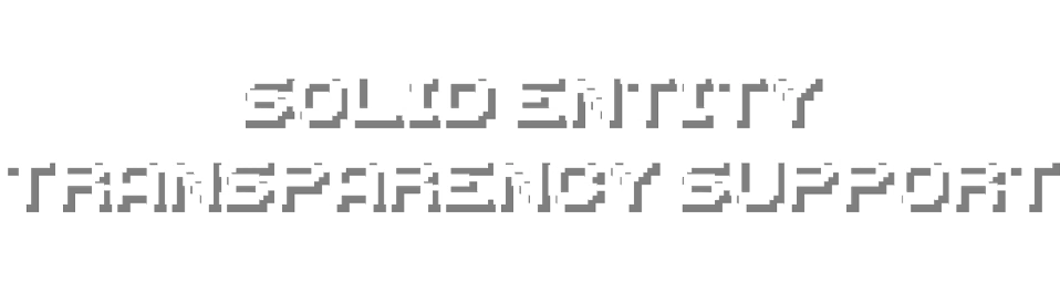 Solid Entity Transparency Support Logo